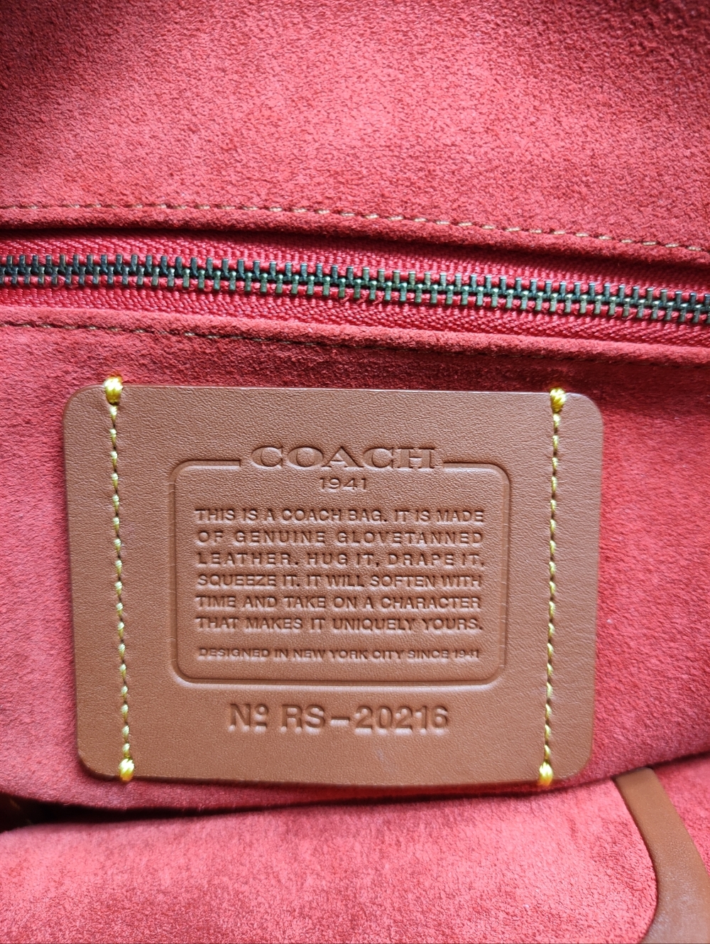 Coach F58119 Rogue Satchel 36 in Oxblood EUC - Picture 13 of 16